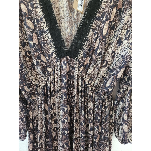 Romantic Gypsy NWT Leopard Print Maxi Dress Sz 1X - Picture 7 of 9